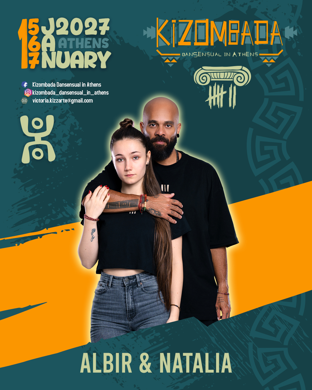 Albir & Natalia — Artist at the 7th Kizombada Dansensual in Athens