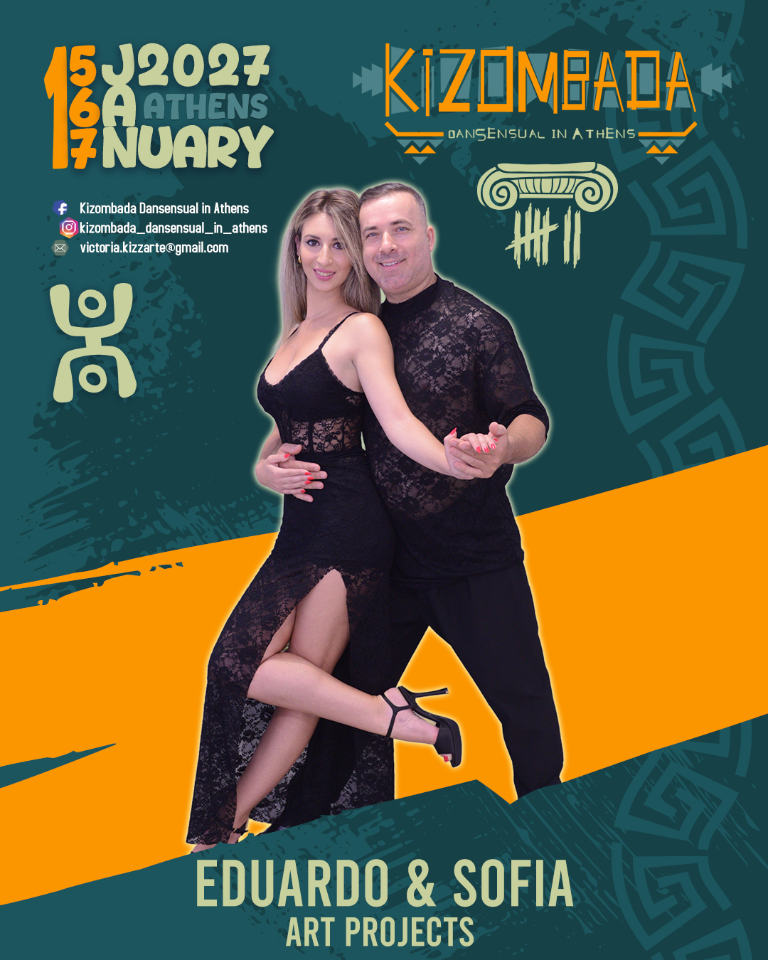 Eduardo & Sofia — Team Greece at the 7th Kizombada Dansensual in Athens