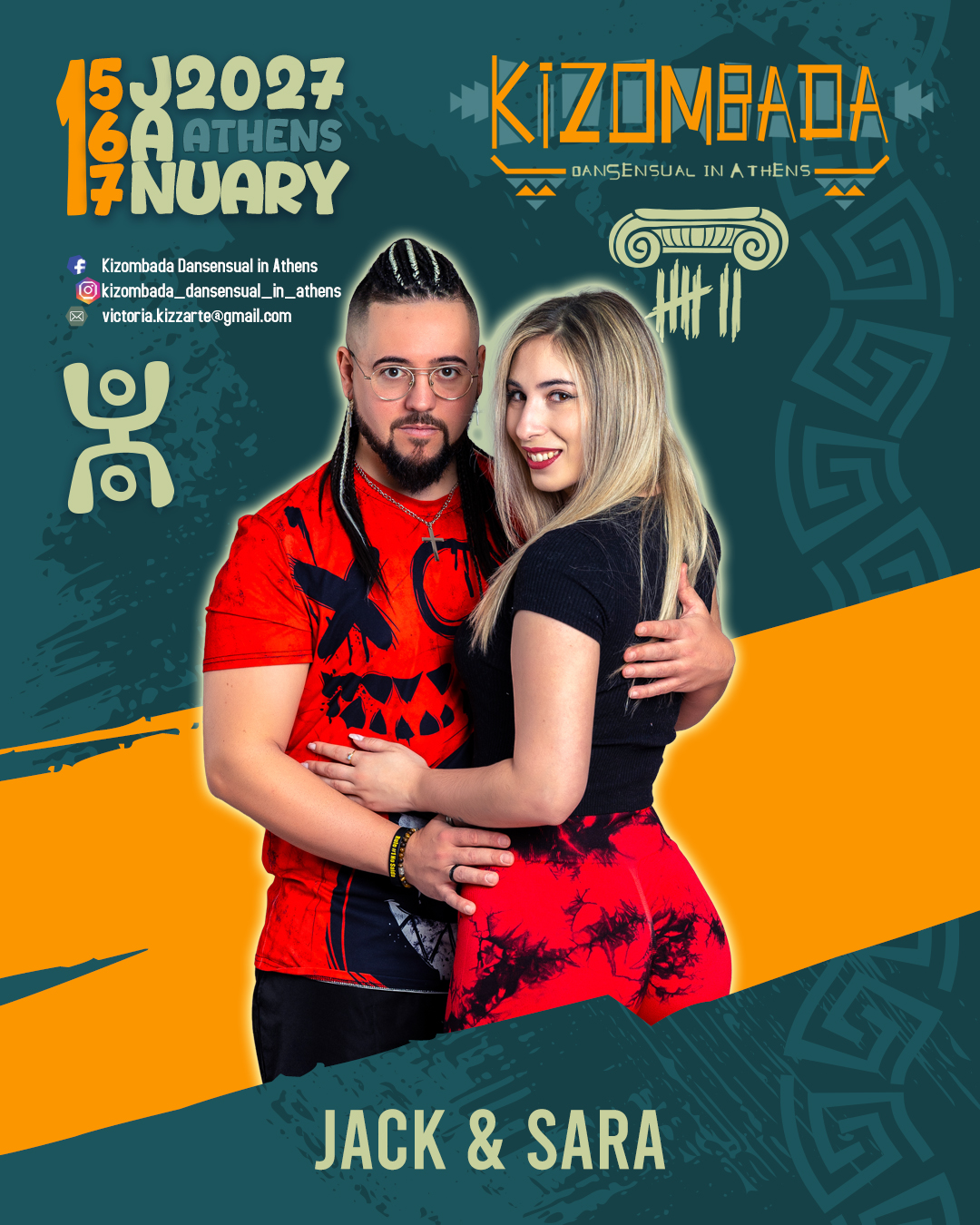 Jack & Sara — Artist at the 7th Kizombada Dansensual in Athens