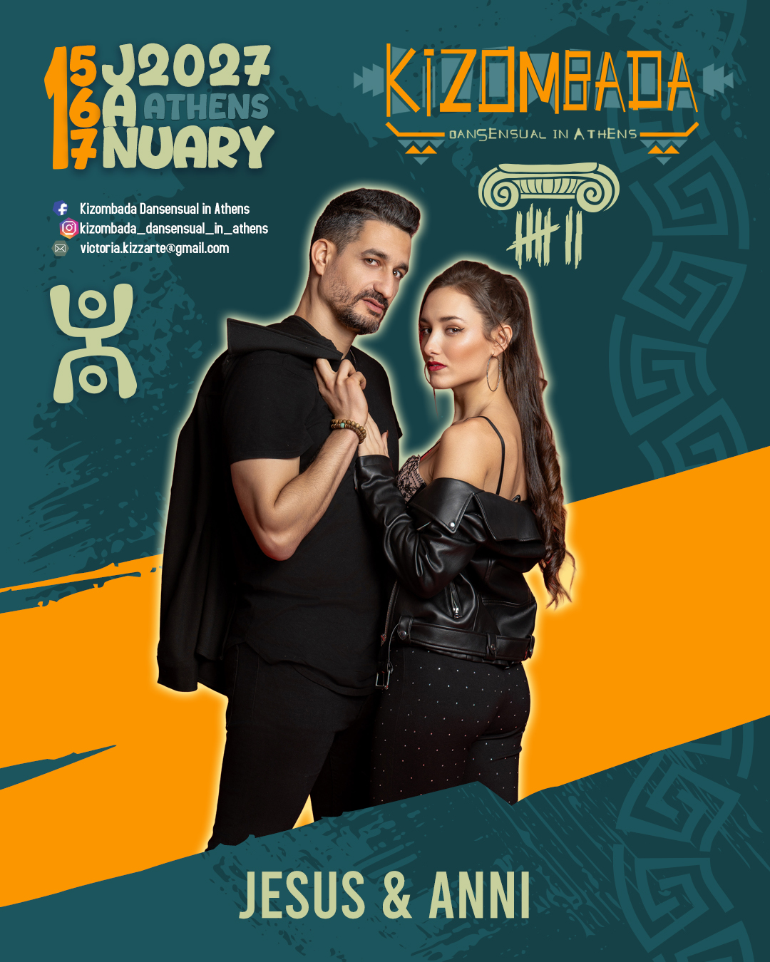 Jesus & Anni — Artist at the 7th Kizombada Dansensual in Athens