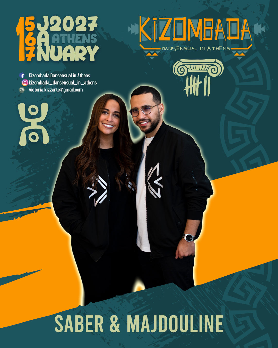 Saber & Majdouline — Artist at the 7th Kizombada Dansensual in Athens